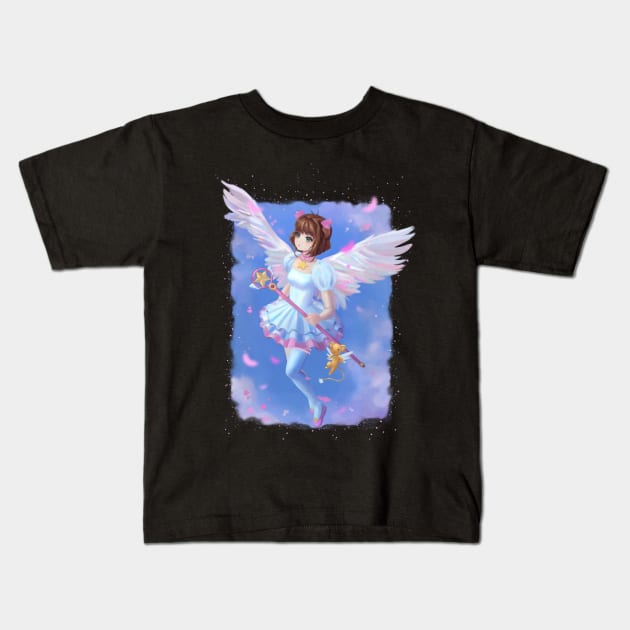 Sakura Kinomoto Kids T-Shirt by Fefierys